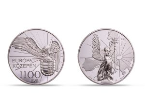 1100 years at the centre of Europe, 1-ounce silver medal