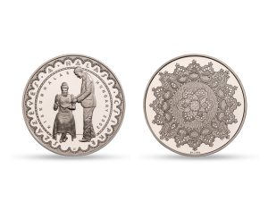 100th Anniversary of the Halas Lace silver medal