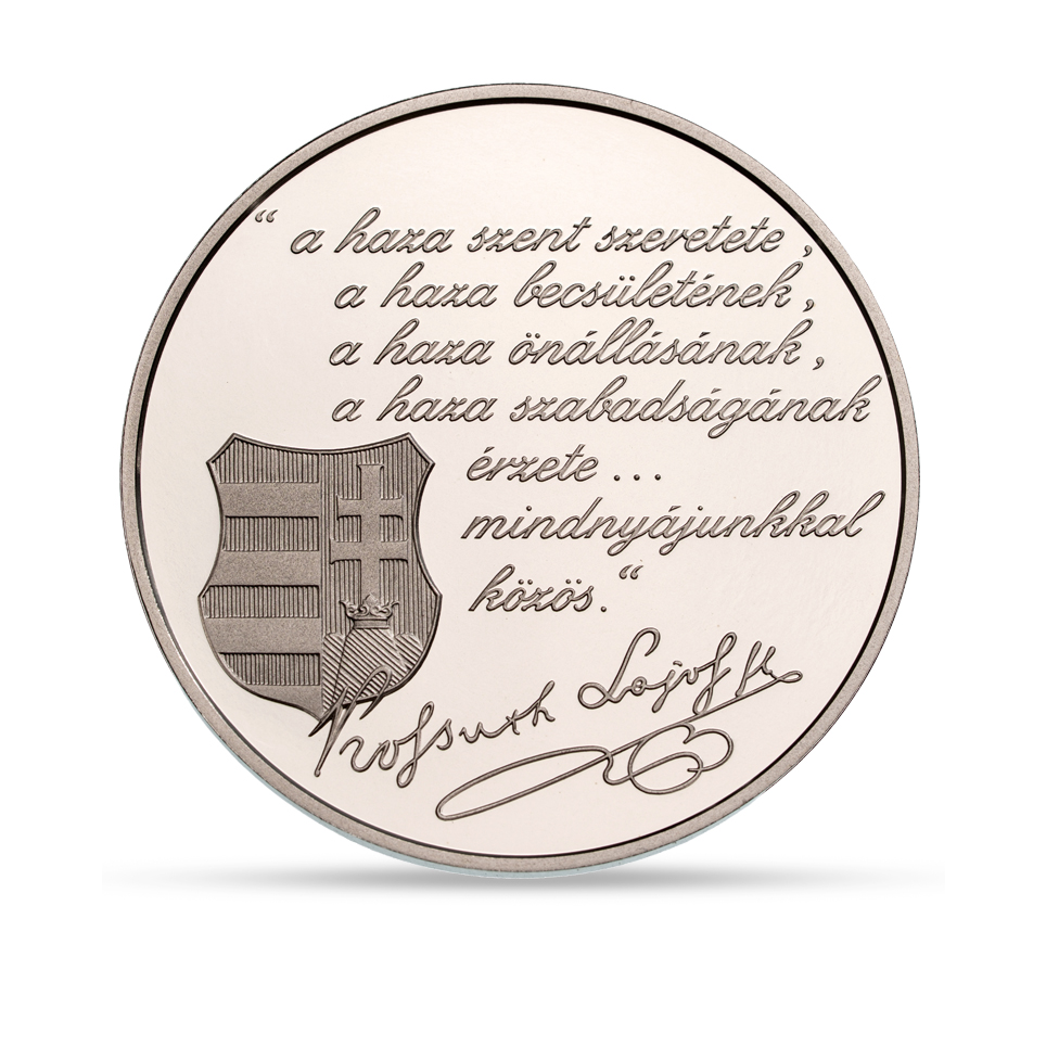 Kossuth Lajos emlékérem 1 unciás ezüst - Image 3