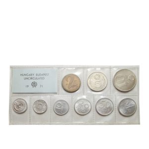 Coin set (foiled) UNC, 1971