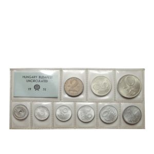 Coin set (foiled) UNC, 1975