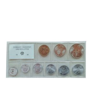Coin set (foiled) UNC, 1981