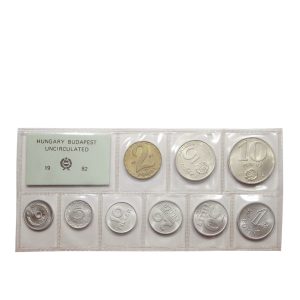 Coin set (foiled) UNC, 1982