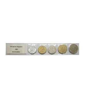 Coin set (foiled) UNC, 1990
