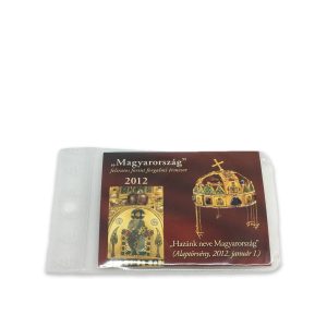 Inscription Hungary coins. Packaging of the coins: in bulk, in a zip-lock bag. Certificate of authenticity with two pages. UNC, 2012