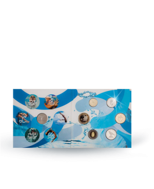 Coin set in the honour of the 17th FINA World Championships PP, 2017