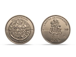 The Gold Florin of King Matthias I base metal collector coin, BU 2026 - “Hungarian Gold Florins from the Middle Ages” collector series – 9