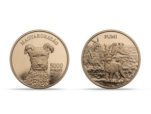 Pumi base metal collector coin 2026  “Hungarian Herding and Hunting Dogs” collector series – 7